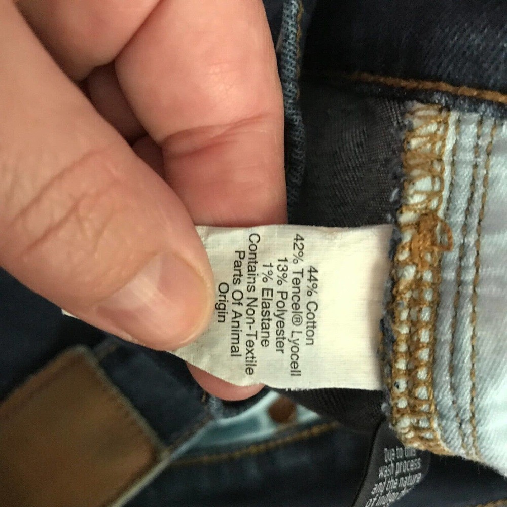 Madewell Jeans Womens Sz 28 Blue Denim 9 Inch High Rise Skinny Stretch 5 Pocket - Picture 7 of 11